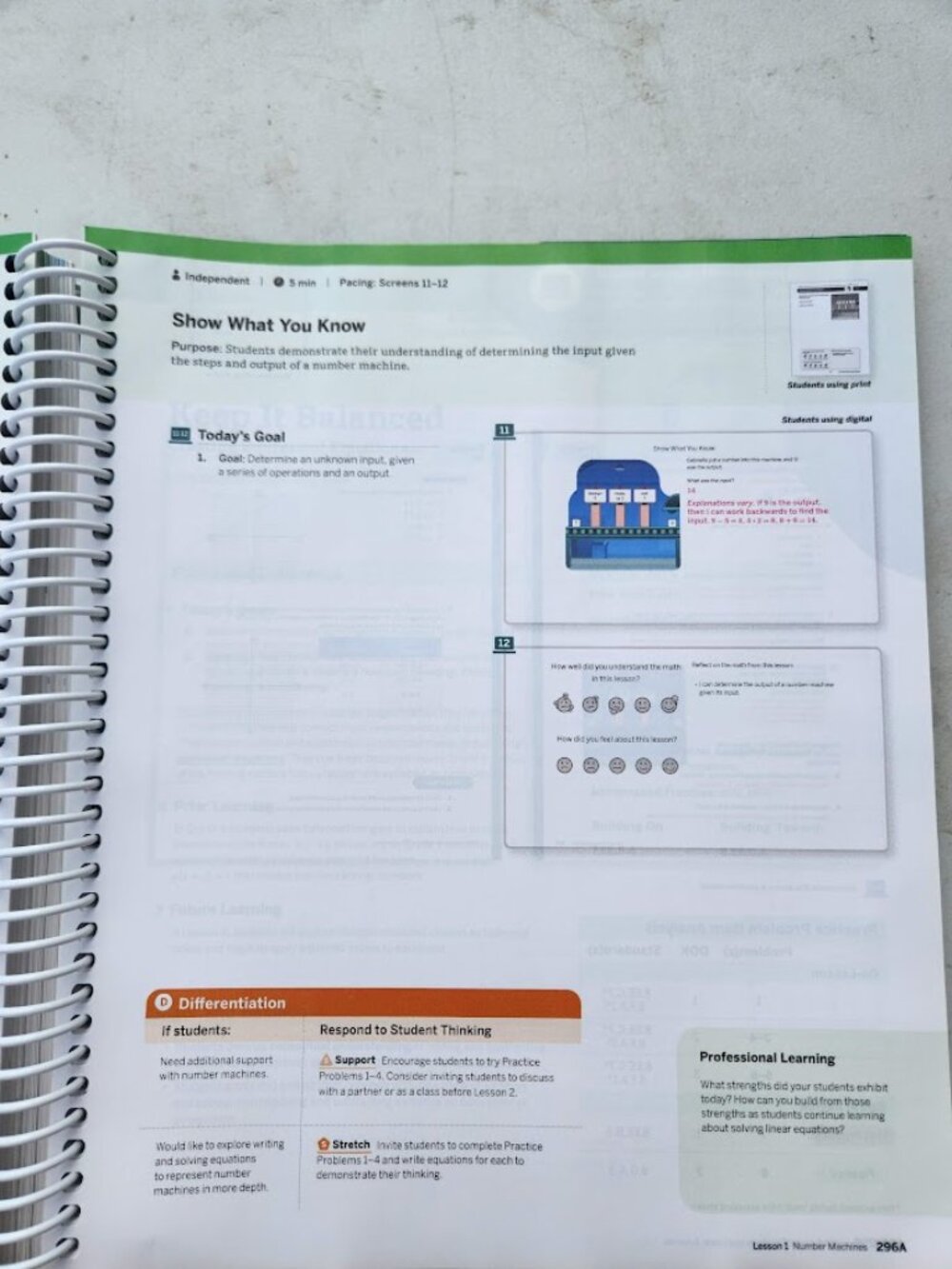 Amplify Desmos Math Grade 8 Volume 1 California Teacher Edition Book Answer Answ - Picture 5 of 15